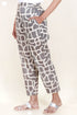 Cambric Cotton Pants in Block Print