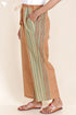 Cambric Cotton Pants in Block Print