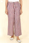Cambric Cotton Pant In Block Print