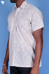 Regular Fit Cotton Men’s Half Sleeved Shirt In Block Print