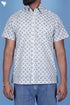 Regular Fit Cotton Men’s Half Sleeved Shirt In Floral Print