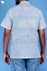 Regular Fit Cotton Men’sHalf Sleeved Shirt In Block Print