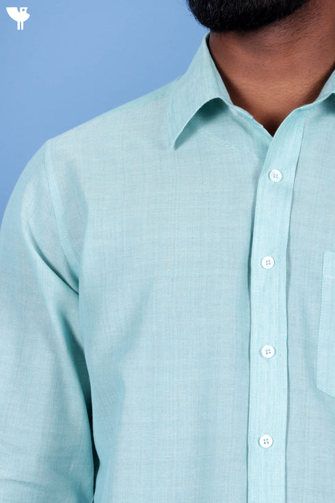 Regular Fit Khaadi Cotton Men’s Full Sleeved Shirt