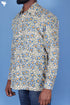 Regular Fit Cotton Men’s Full Sleeved Shirt In Block Print