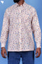 Cotton Men’s Full Sleeved Shirt In Block Print