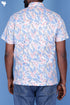Lyocell Men’s Half Sleeved Shirt In Block Print