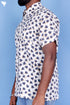 Lyocell Men’s Half Sleeved Shirt In Block Print