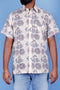 Lyocell Men’s Half Sleeved Shirt In Block Print