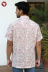 Regular Fit Lyocell Men’s Half Sleeved Shirt in Block Print