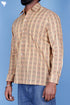 Slub Cotton Men’s Full Sleeved Shirt In Block Print