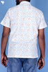 Regular Fit Cotton Men’s Half Sleeved Shirt In Block Print