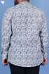 Regular Fit Cotton Men’s Short Kurta In Floral Print