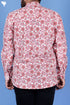 Regular Fit Cotton Men’s Short Kurta In Floral Print