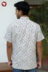Regular Fit Cotton Satin Men’s Half Sleeved Shirt In Block Print