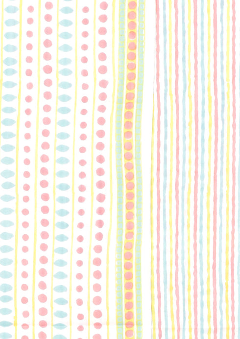 Cambric Cotton Dress Material With Kota Dupatta in Block Print