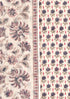 Chanderi Silk Dress Material With Dupatta In Floral Block Print