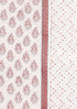 Chanderi Silk Dress Material With Dupatta In Floral Block Print