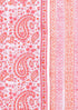 Cambric Cotton Dress Material With Chiffon Dupatta in Paisley Block Print
