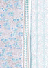 Cambric Cotton Dress Material With Chiffon Dupatta in Block Print