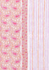 Cambric Cotton Dress Material With Kota Doria Dupatta in Floral Block Print