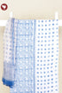 Cambric Cotton Dress Material With Kota Doria Dupatta in Floral Block Print