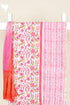 Cambric Cotton Dress Material With Chiffon Dupatta in Block Print