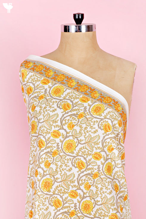 Cambric Cotton In Floral Print