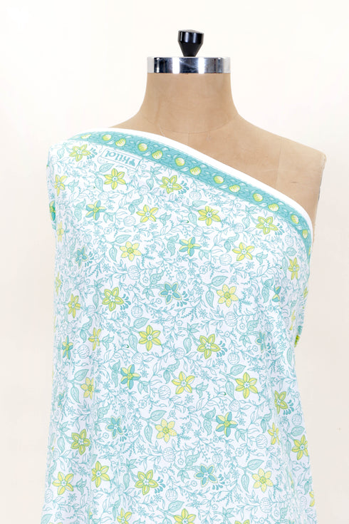 Cambric Cotton In Floral Print