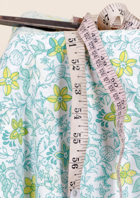 Cambric Cotton In Floral Print