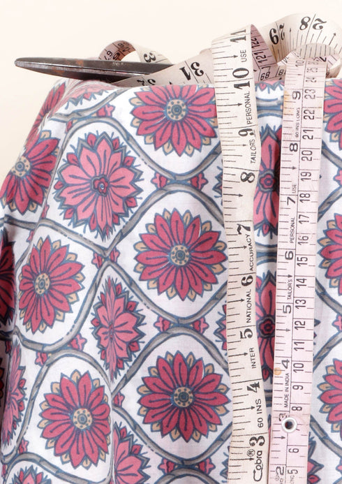 Cambric Cotton In Floral Print