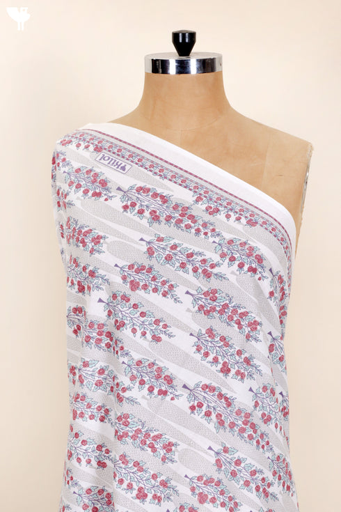 Cambric Cotton In Floral Print