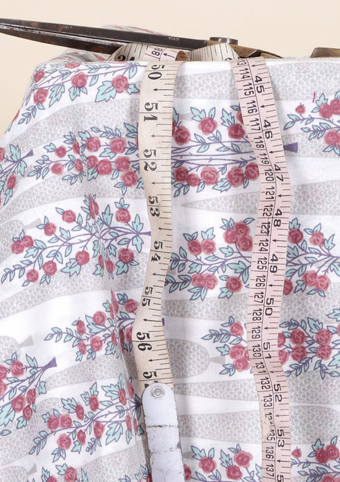 Cambric Cotton In Floral Print