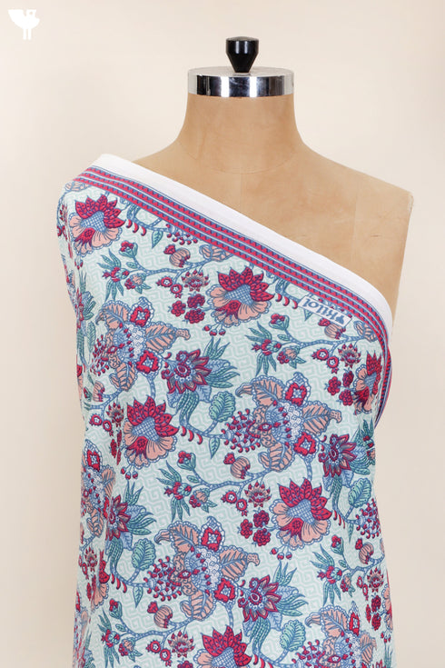 Cambric Cotton In Floral Print