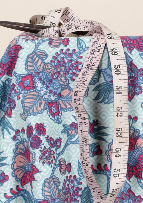 Cambric Cotton In Floral Print