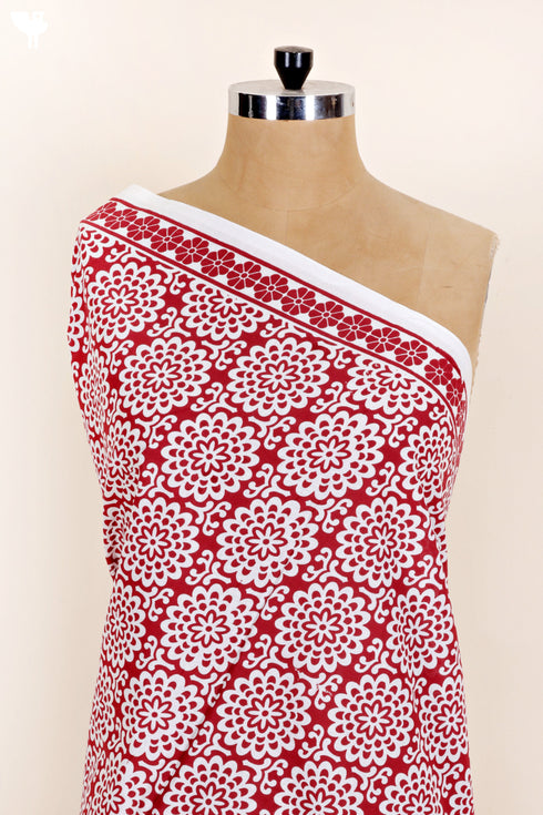 Cambric Cotton In Floral Print