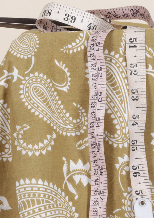 Cambric Cotton In Paisley Print