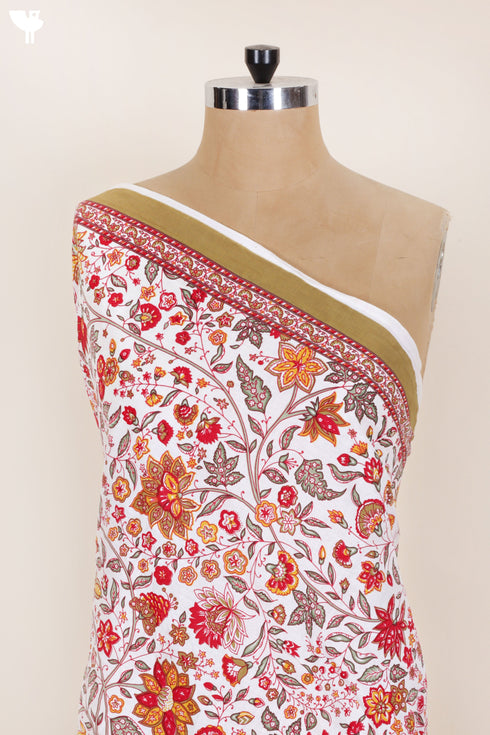Cambric Cotton In Floral Print