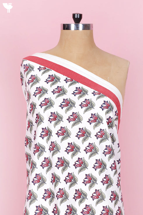 Cambric Cotton In Floral Print
