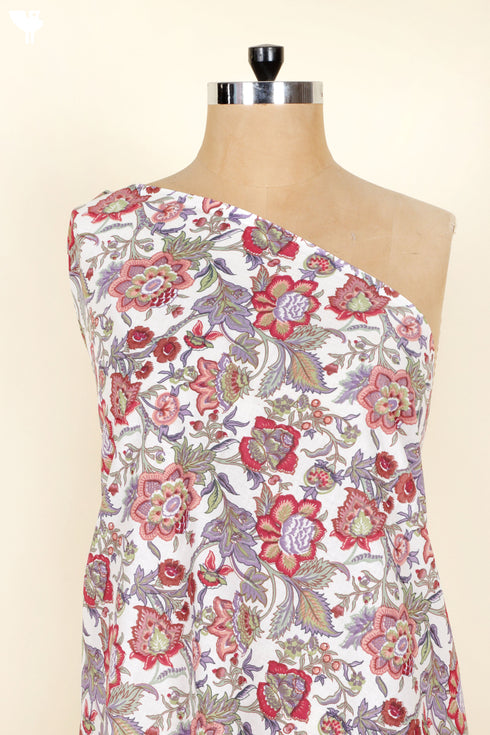 Printed Cambric Cotton Fabric | Yardage