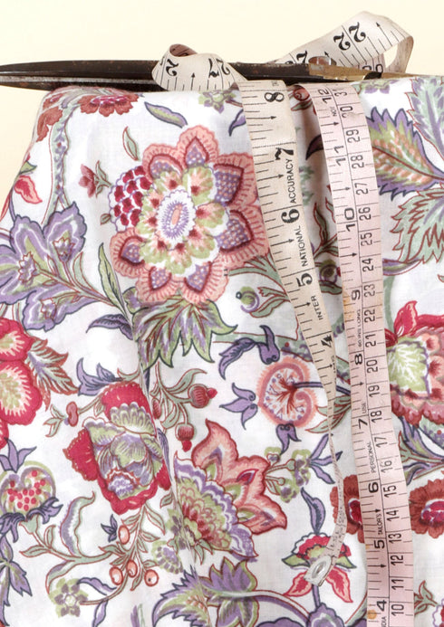 Printed Cambric Cotton Fabric | Yardage