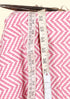 Cambric Cotton In Zigzag Print