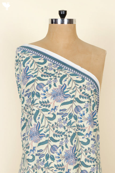 Cambric Cotton Floral Print Fabric