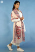 Mul Mul Cotton Wrap In Floral Block Print