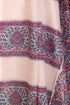 Mul Mul Cotton Wrap In Floral Block Print