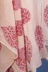 Mul Mul Cotton Wrap in Decorative Pink Block Prints