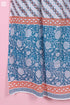 Mulmul Cotton Wrap In Floral Block Print