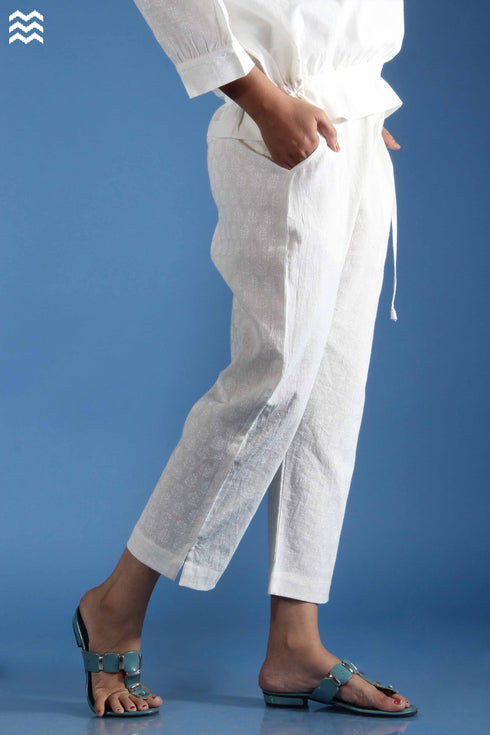 Khaadi Cotton Hand Block Printed Pant