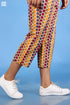 Khaadi Cotton Lounge Pants in Multicoloured Graphic Block Print