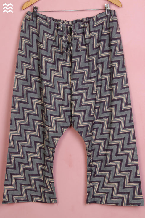 Khaadi Cotton Shepherd Pant With Graphic Block Print