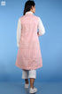 Cotton Khaadi Overlay in Pastel Pink Butti Block Print